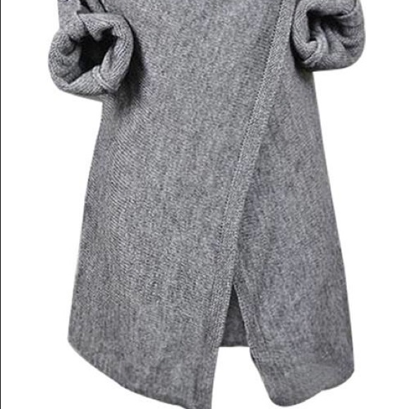 Grey wrap cardigan Cupshe - Picture 2 of 3